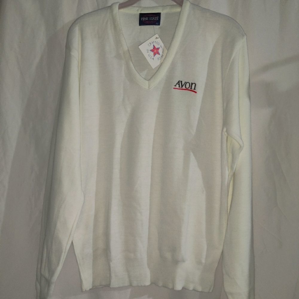 Pine State Vintage Avon Pullover Longsleeve Lightweight Sweater Size: Large